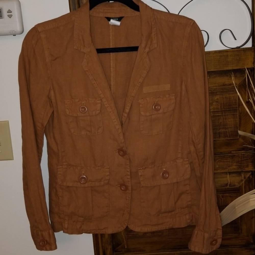 Linen J. Crew jacket